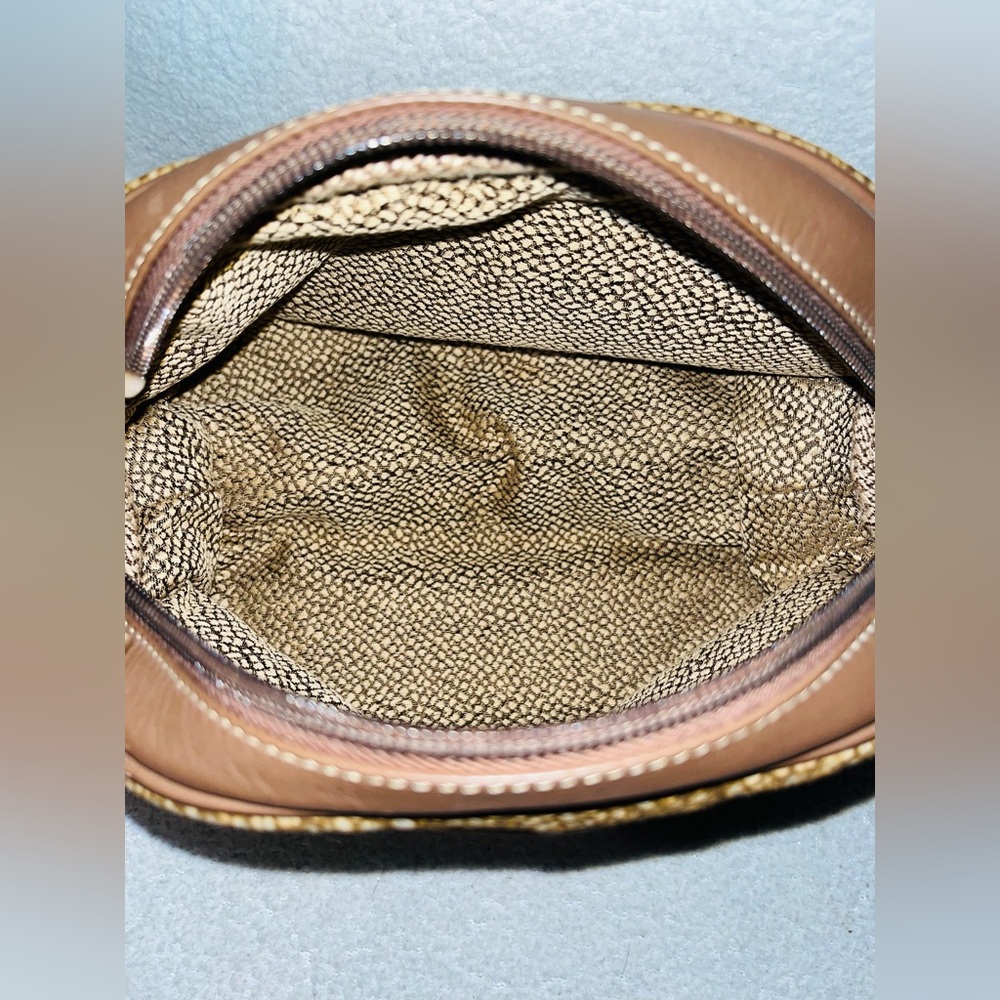 Borbonese Quail Suede Small Clutch/Pouch - Picture 10 of 12